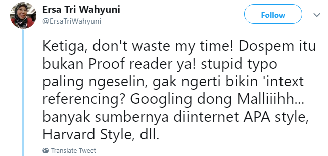 Jerit Hati Seorang Dosen Soal Mahasiswa Bimbingannya. Banyak Pesan Menohok yang Perlu Diresapi!
