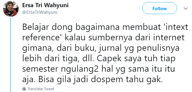 Jerit Hati Seorang Dosen Soal Mahasiswa Bimbingannya. Banyak Pesan Menohok yang Perlu Diresapi!