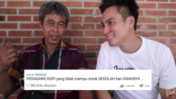 Berkat Vlog Baim Wong, Seorang Pedagang Kopi Mampu Kuliahkan Anaknya dengan Beasiswa. Sekeren Itu!