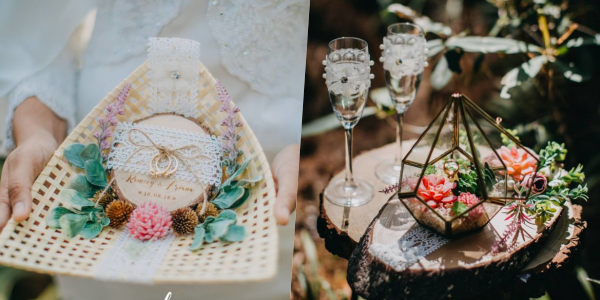 10 Inspirasi Ring Box Cantik Berbahan Kayu. Pas Nih, Buat Pesta Pernikahanmu Makin Terkesan Rustic