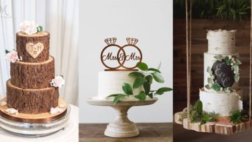 12 Ide Wedding Cake Tema Rustic. Menyelipkan Konsep Back to Nature Agar Sesi Potong Kue Makin Cantik