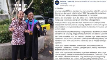 Tunda Wisuda Selama 21 Tahun Demi Sekolahkan Adik, Pengorbanan Seorang Kakak ini Bikin Salut!