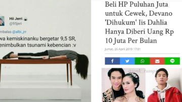 14 Reaksi Kocak Sobat Misqueen Saat Tahu Uang Jajan Anak Iis Dahlia 10 Juta. Jiwanya pada Berontak~