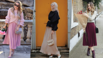 10 Ide Padu Padan Rok Lipit Alias Pleated Skirt Buat Kondangan. Pas Bagi yang Bosan Kebayaan