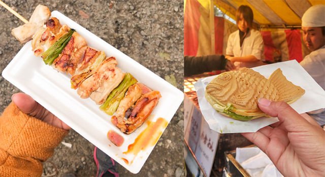 Jangan sampai kelewatan mencicipi street food di kawasan Fushimi Inari Taisha 