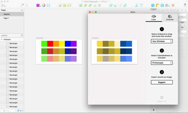 Starks, salah satu aplikasi colorblind tools