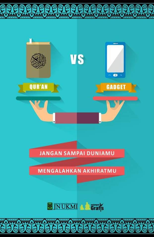 Baca Al Quran Tapi Tak Bisa Lepas dari Gadget? Ini 5 Tipsnya!