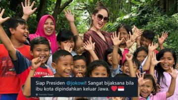 Cinta Laura Dukung Ibu Kota Dipindahkan, Ini Nih Reaksi Positif dari Warganet!