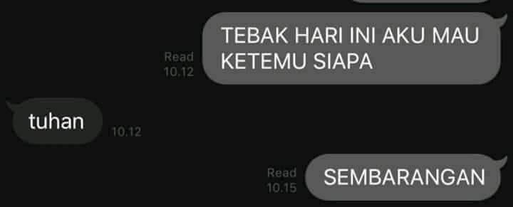 chat lucu