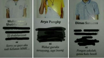12 Kutipan Album Kenangan Anak SMA Zaman Now yang Kocak bin Miris. Bercanda Terus~
