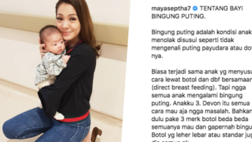 Anak Sempat Alami Bingput, Ini Curhatan Maya Septha di Instagramnya. Sudah Tahu Apa Itu Bingput?