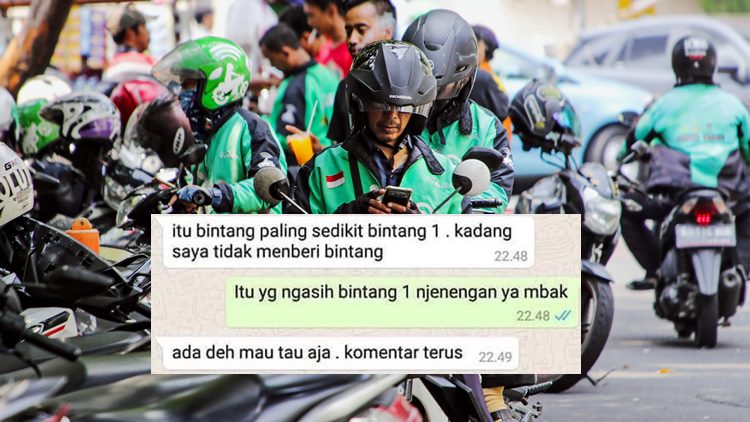 Penumpang Ngawur ini Harusnya Bikin Kita Belajar, Jangan Ngasih Bintang Sembarangan ke Driver Ojol!