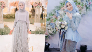 8+ Inspirasi Kebaya Lamaran Hijab yang Modern