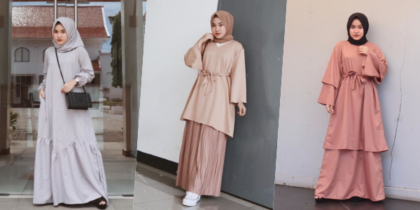 10 Busana Hijab ala Ina Yustian untuk Momen Lebaran. Sopan, Longgar, Pas Buat Silaturahmi Seharian