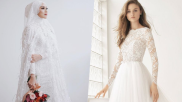 10 Ide Two Pieces Wedding Dress yang 'Membentuk' Tubuh Indahmu. Demi  Paripurna Jadi Ratu Seharinya!