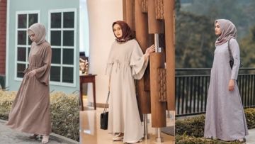 11 Ide Busana Ramadan dengan Maxi Dress ala Shella Alaztha. Bikin Adem Hati Plus Elegan