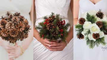 10 Ide Buket Bunga Pernikahan dari Pine Cone. Unik, Pas Buat Percantik Pernikahan Tema Rustic!