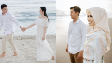 9 Ide Pre-Wedding Busana Serba Putih Berlatar Pantai. Duh, Berasa Lagi Syuting Videoklip Lagu Korea!
