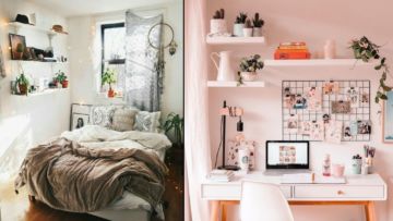 10 Dekorasi Kamar Aesthetic Sempit Sederhana ala Pinterest