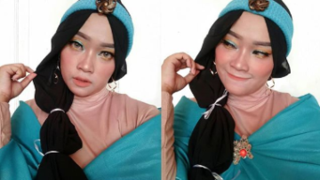 Kreatifnya 9 Cewek Berhijab Ini Menirukan Make-Up Putri Jasmine. Greget Abis!