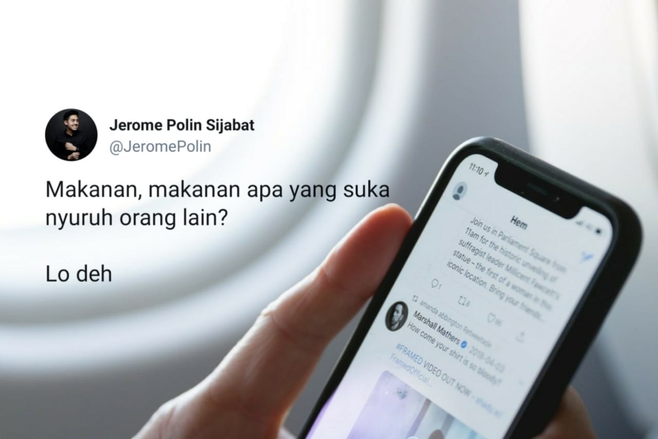 10 Tebak-Tebakan Selebtwit @JeromePolin yang Kocak Sekaligus Bikin KZL. Receh Banget Kayak Kembalian