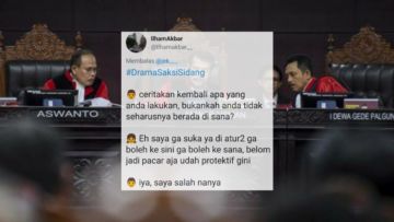 Gambaran Drama Sidang MK Jika Saksinya Cewek PMS. Kocak sih, Tapi Kasihan yang Jadi Hakimnya :(