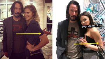 Nggak Pernah Sentuh Cewek Saat Foto Bareng, Sikap Keanu Reeves Banjir Pujian. Respect!