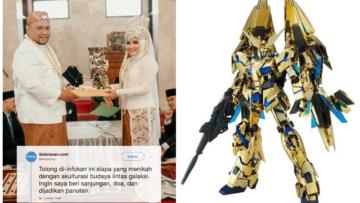 Gokil! Pasangan Ini Pakai Gundam untuk Seserahan Pernikahan Mereka, Siapa yang Juga Pengin Gini?!