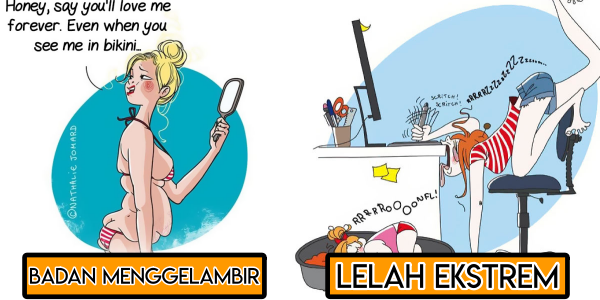 14+ Ilustrasi Kocak tapi Ngenes Cewek Setelah Jadi Ibu. Jauh lah dari Ekpektasimu yang Indah-indah~
