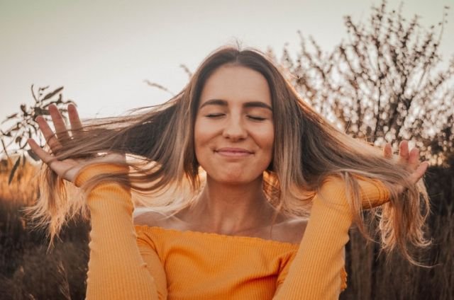 happy woman