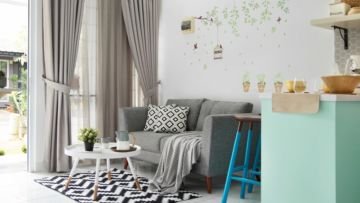 Inspirasi Penataan Rumah Mungil Tanpa Sekat. Tetap Nyaman Meski Terbatasnya Luas Bangunan