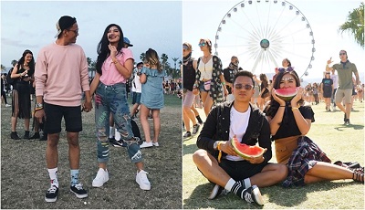 gaya Arief Muhammad di Coachella