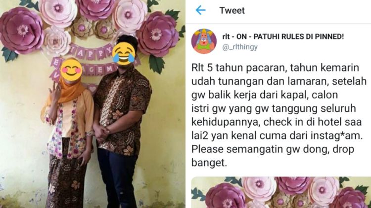 Sepulang Berlayar, Cowok ini Pergoki Calon Istri Check In sama Orang Lain. Selingkuh Tak Kenal Gender, Yha!