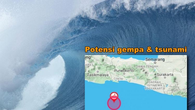 Katanya, Pantai Selatan Jawa Akan Dilanda Gempa 8,8 SR & Tsunami Setinggi 20 Meter. Yuk, Mulai Waspada!