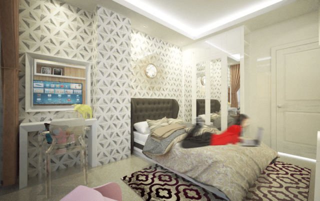 Kamar remaja multifungsi karya 4 Sisi Indonesia