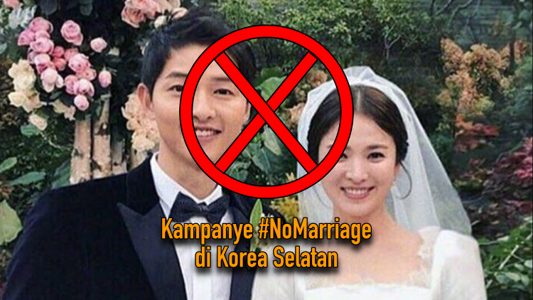 Cewek-Cewek Korsel Serukan Kampanye #NoMarriage. Wah Gawat, Lama-lama Korsel Bisa Kehabisan Penduduk