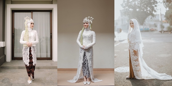 11 Ide Kebaya Hijab Nuansa Putih untuk Momen Akad. Demi Ayu Paripurna di Hari Istimewa