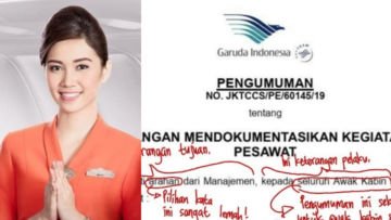 9 Kesalahan Bahasa di Pengumuman Garuda yang Larang Penumpang Berfoto, Buru-buru Mungkin Bikinnya ~