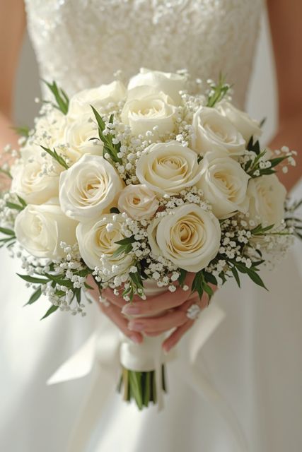 10 Jenis Buket Bunga Pernikahan untuk Hari Spesialmu, Pilih Mana yang Paling Sesuai Karaktermu 14 hipwee-Buket bunga pernikahan Rounded Bouquet Photo by pinterest.com/cozynextaesthetic