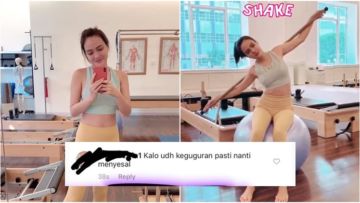 Workout Saat Hamil 4 Bulan, Shandy Aulia Kesal “Didoakan” Keguguran oleh Warganet