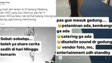 Viral Utas Pengantin Ditipu WO Habis-habisan di Hari-H. Bisa Jadi Pelajaran Berharga Buat Kamu Juga!