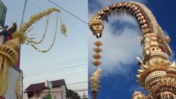 Mengenal Makna Penjor yang Sebenarnya. Lebih dari Sekadar Penanda Hajatan Nikah Saja!