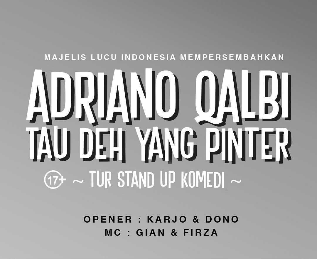 Adriano Qalbi Siap Hibur Kamu Semua dalam “Tahu Deh yang Pinter!” di 5 Kota Besar Indonesia