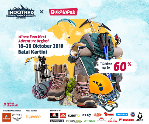 Bersama Bukalapak, MAXI Organizer Helat INDOTREX 2019 di Balai Kartini. Diskon Sampai 60%!