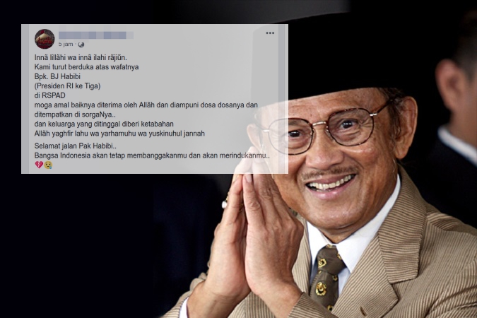 Bapak BJ Habibie Meninggal Dunia, Setelah Sebelumnya Pernah Dikabarkan Meninggal Sampai 6 Kali