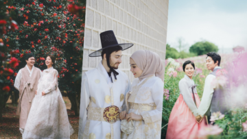 11 Foto Prewedding Ala Korea dalam Balutan Hanbok