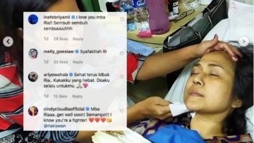 Kanker yang Sempat ‘Sembuh’ Dilaporkan Kambuh Lagi, Ria Irawan Banjir Doa & Pujian dari Sesama Artis