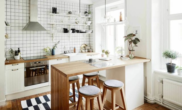 dapur mini bar cantik modern