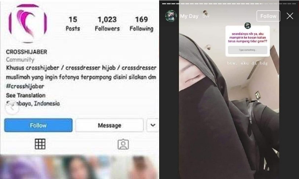 Ramai Fenomena Cross Hijaber, Cowok-Cowok Pakai Gamis Panjang, Jilbab, Plus Cadar. Kayak Ukhti-Ukhti