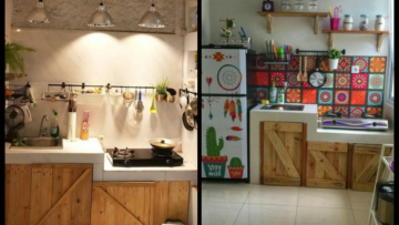 10 Penataan Dapur Mini untuk Rumah Tipe 21. Makin Semangat Masak Berkat Dapur nan Cantik